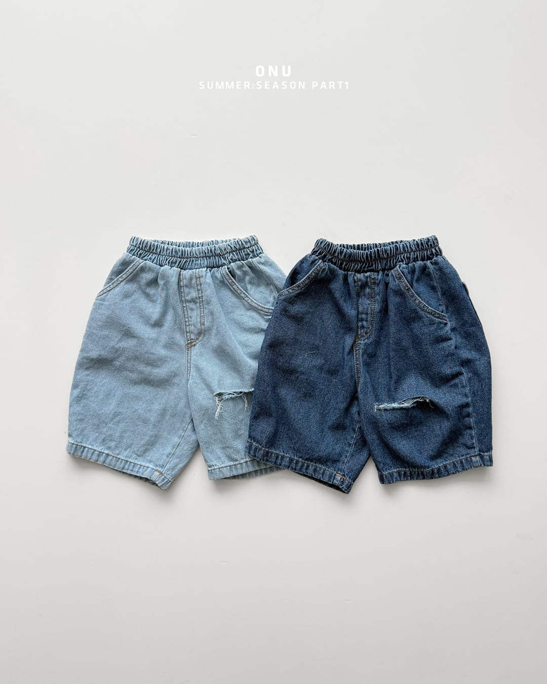 ripped denim pants【onu】※5月中旬〜5月下旬発送予定