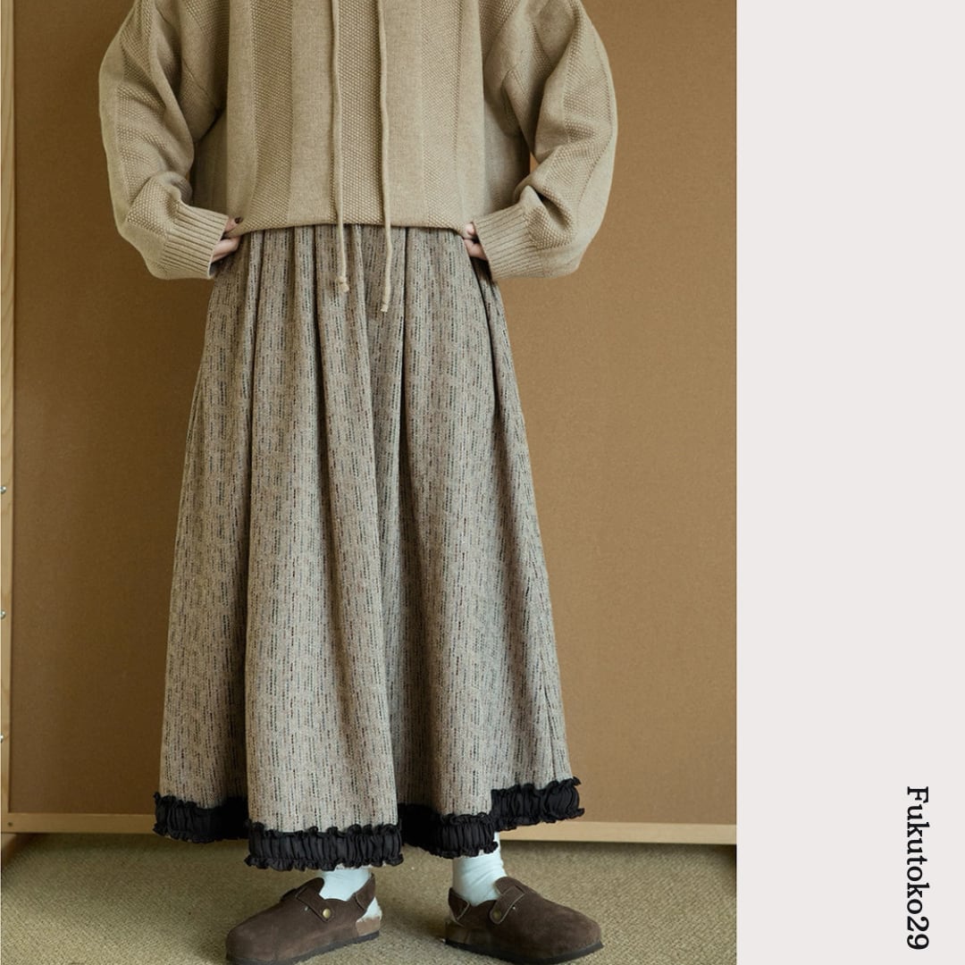 ウィーブラインスカート F3905
