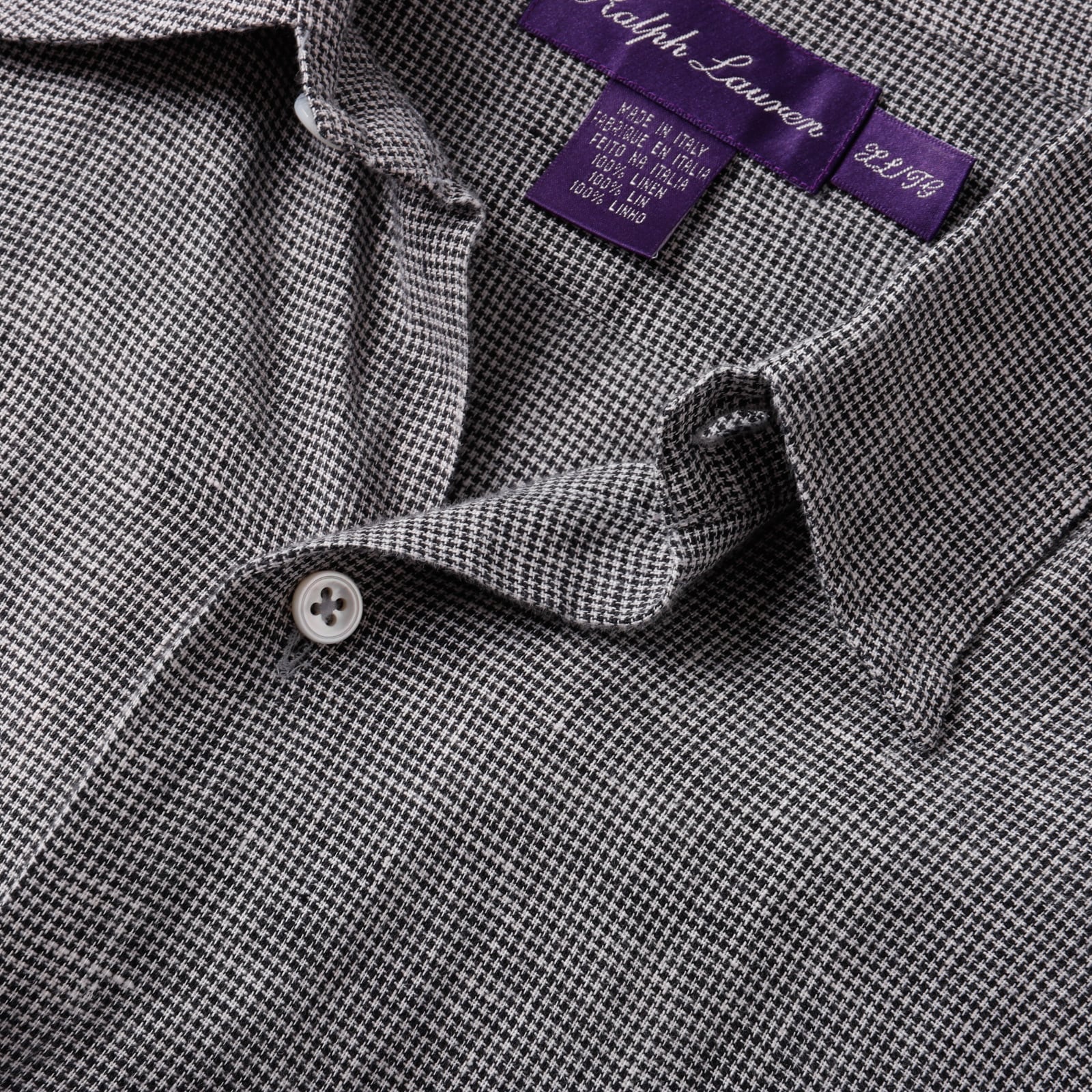定価10万】Ralph Lauren Purple Label special linen shirt made in