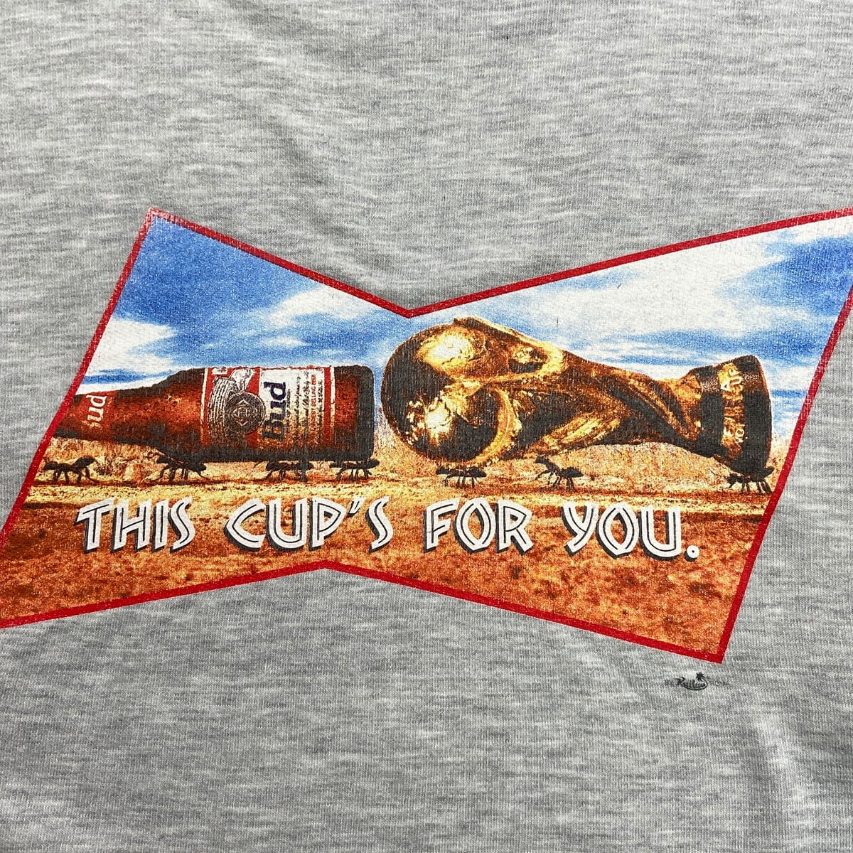 90年代 BUDWEISER バドワイザー 企業ロゴプリント スウェットシャツ