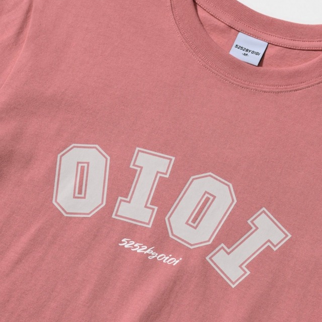 5252 By Oioi Signature T Shirts Pink 正規品 韓国ブランド 韓国ファッション 韓国代行 韓国通販 Tシャツ Bonz 韓国ブランド 代行