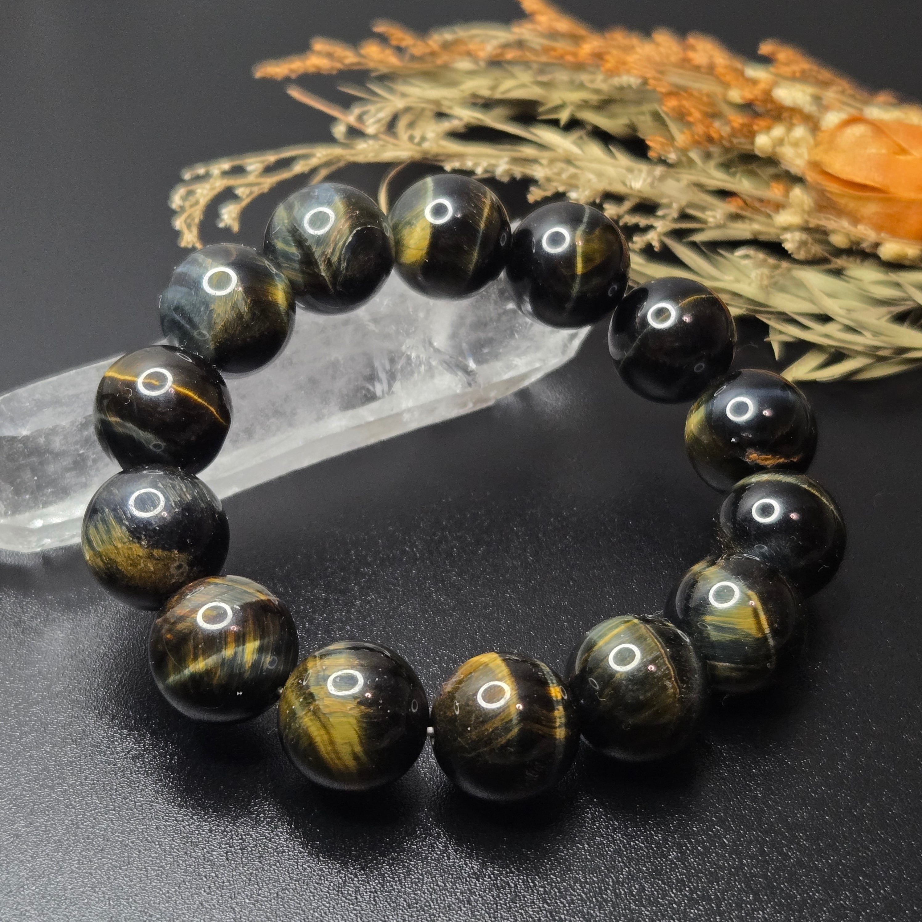 究極の希少石・1点限り】ガーネット&バイオタイトインクォーツ＊鑑別書