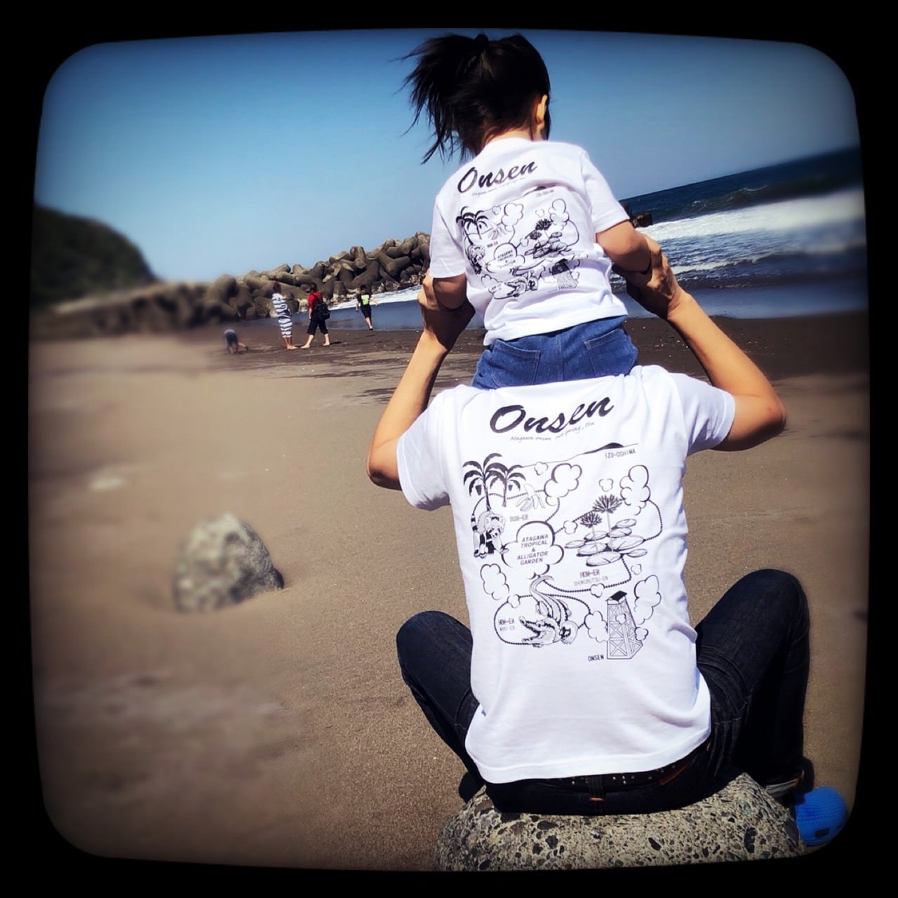 オリジナルTシャツ Onsen×ワニ 大人用 | 熱川バナナワニ園 売店