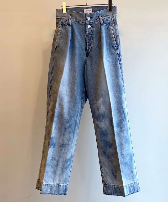 TANAKA/ST-108 THE WIDE JEAN TROUSERS(BLEACH BLUE)