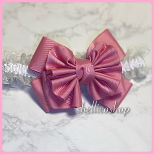【wild rose】ボリュームたっぷりリボンチョーカー