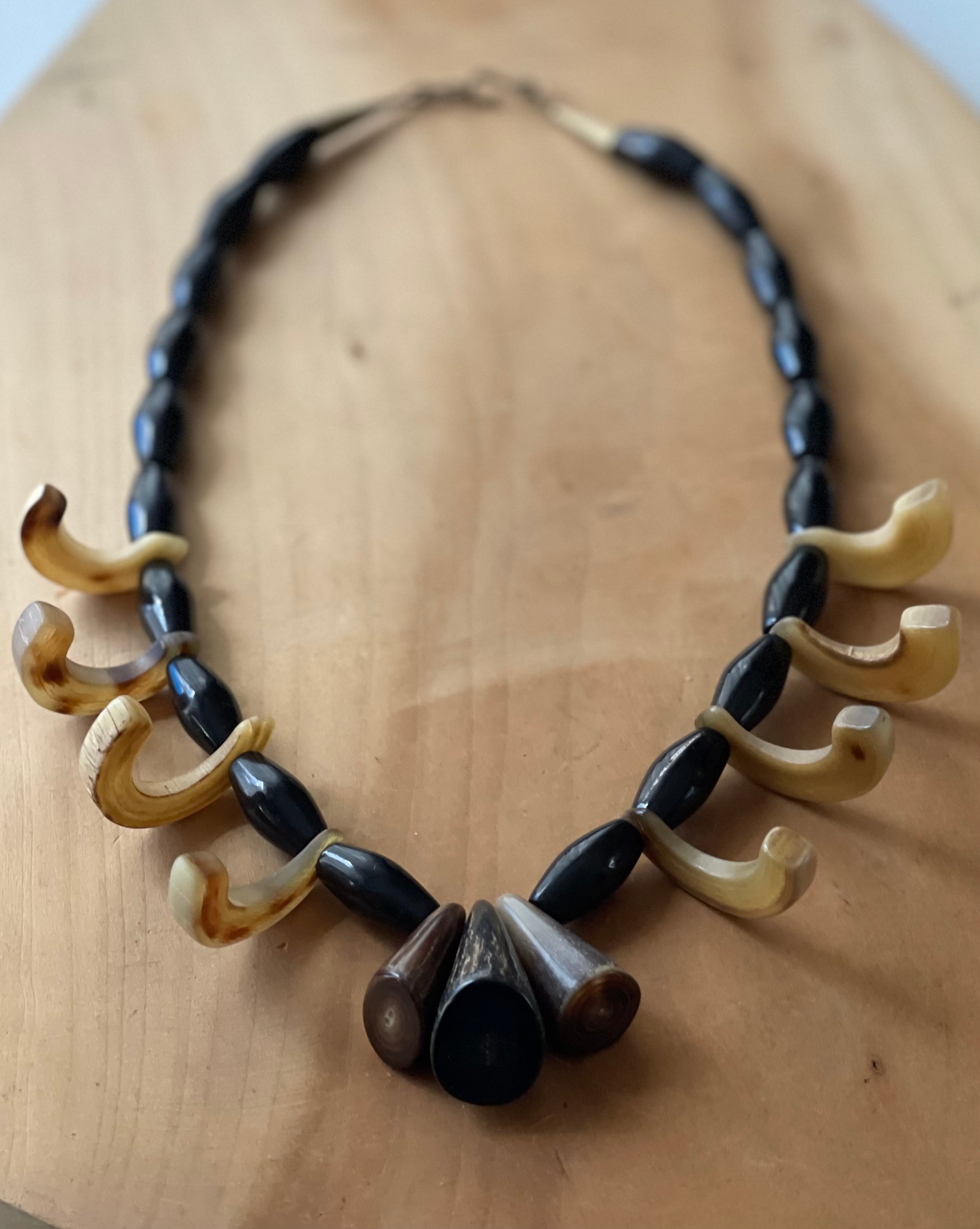 【ケンジン】ボーンビーズ ネックレス/BONE BEADS NECKLACE "KENZIN"