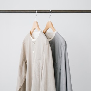 リネン RINEN 80/2ブロードクレリックバンドカラーシャツ(R33305)全2色【レターパックプラス可】