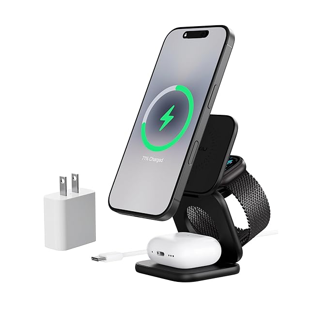 GLILAVOX 6in1 ワイヤレス充電器 Compatible with iPhone 16 pro max
