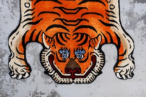 Tibetan Tiger Rug 《Sサイズ•シルク363》チベタンタイガーラグ