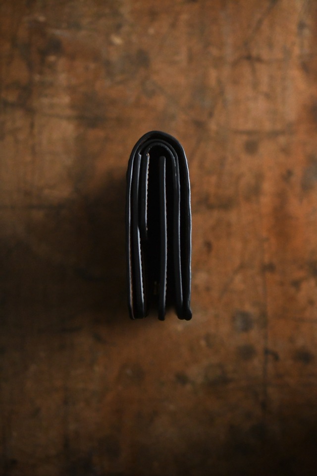 forme / Post Wallet / Ostrich (Black , Natural)