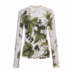 [YOSHUYUKI] grape round-neck neutral fitting top