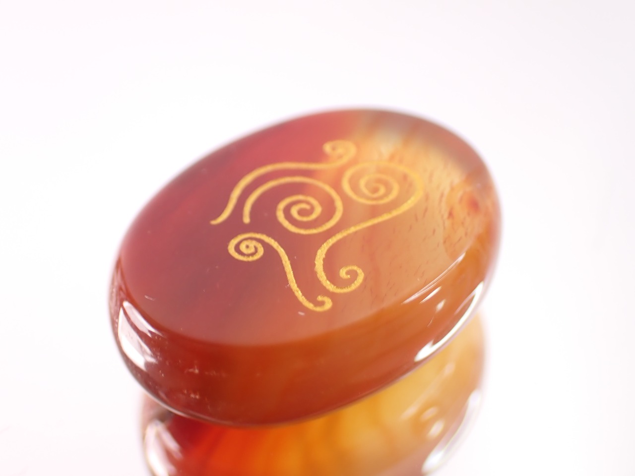 【定期便利用者様限定】ルーン文字入り　カーネリアン　 [D1-61]