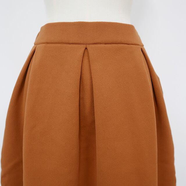 カラーコクーンスカート(キャメル) | LINKABLE 