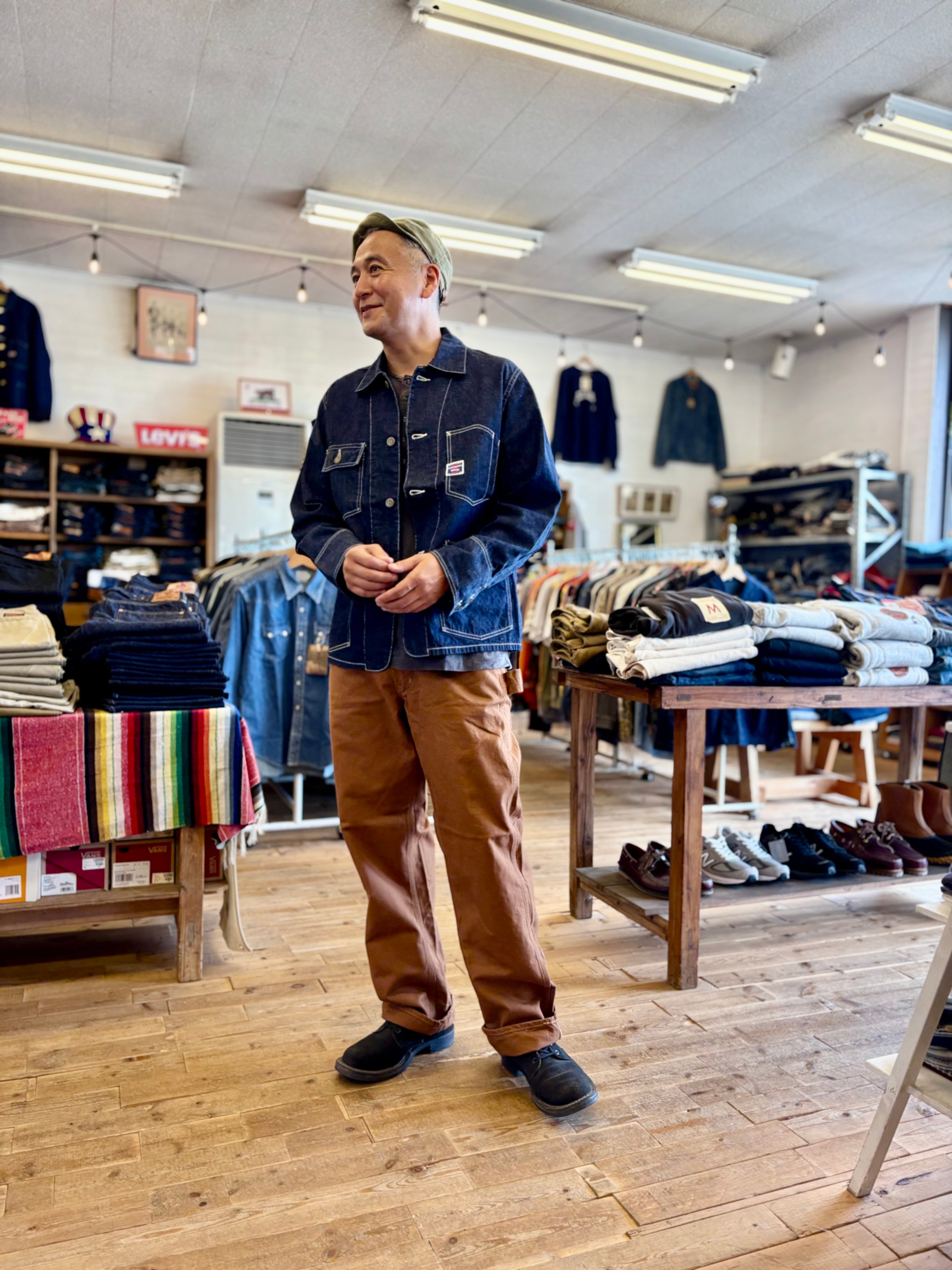 WORKERS SUPER BIG CAT Work Pants Brown Duck | jeanskokubo｜小久保