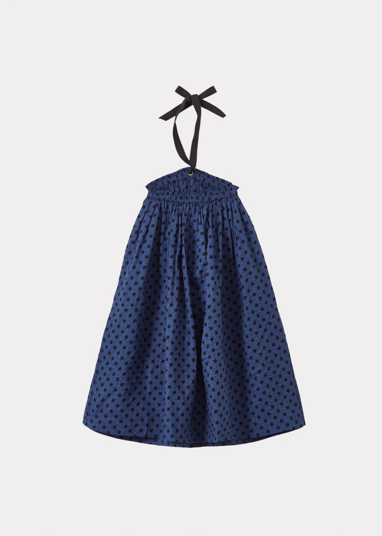 Agave Dress - Black Polka Dot/ CARAMEL