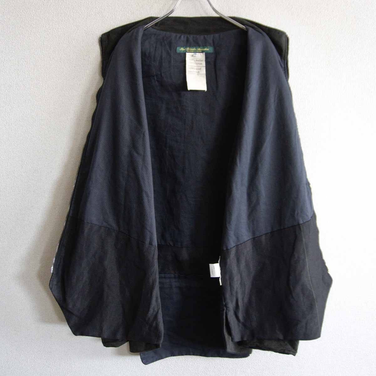 希少/XXLサイズ】 PAUL HARNDEN【JERKIN JACKET】 レザー ジャーキン