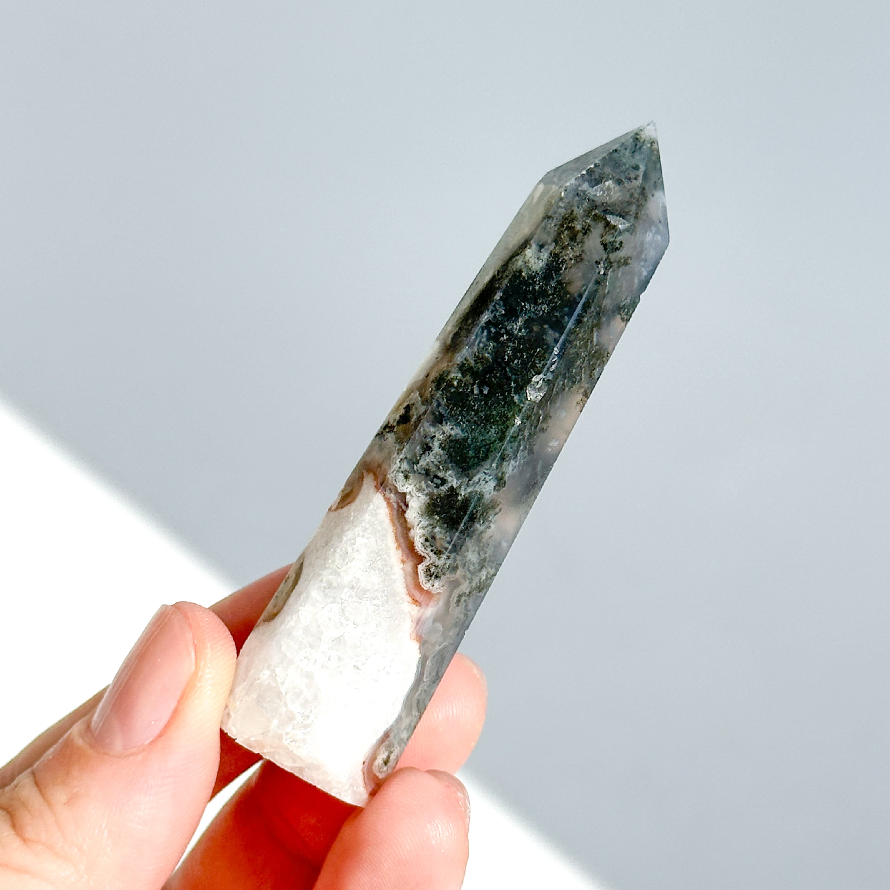 モスアゲート タワー13◇ Moss Agate ◇天然石・鉱物・パワーストーン