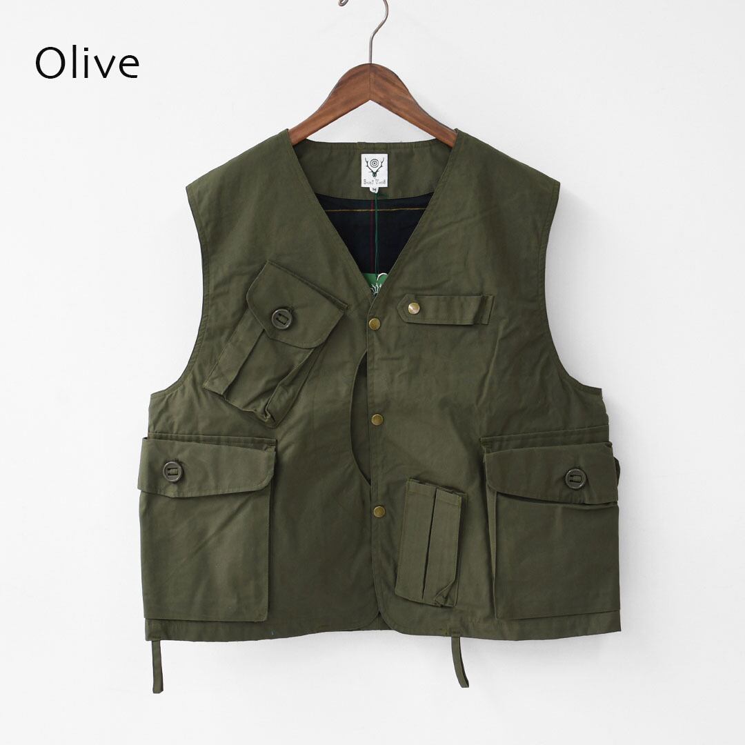 SOUTH2 WEST8 [サウスツーウエストエイト] Tenkara Vest - Waxed