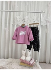 ルプティモ / le petit mo / うさぎオーバーTシャツ / 韓国子供服 / キッズ / 26winter〖取寄〗*XS~XL*