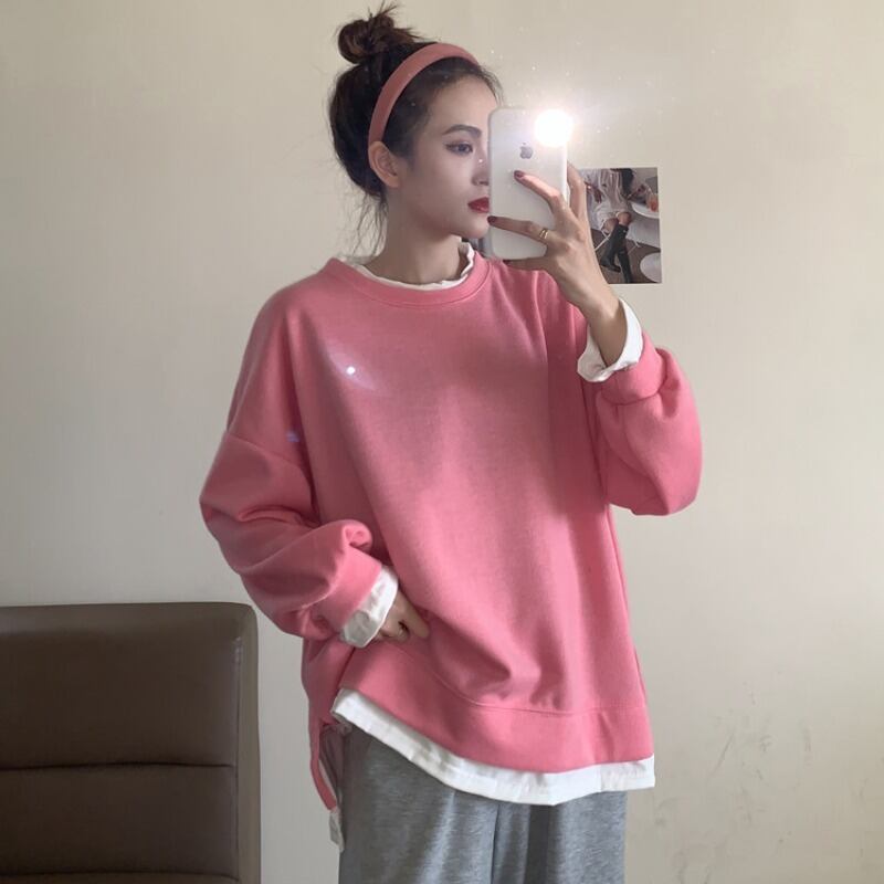 スプリングルーズジャケット カジュアルセーター ロング 春物 1号婦人11485793208