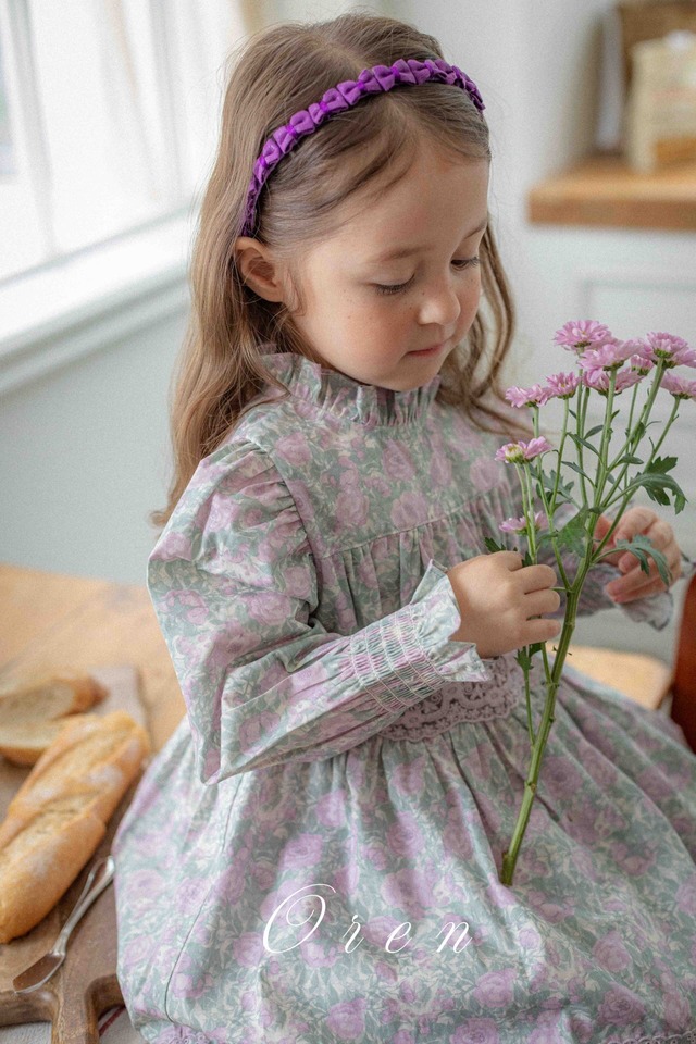 【即納】<OREN>  Fleurin flower dress