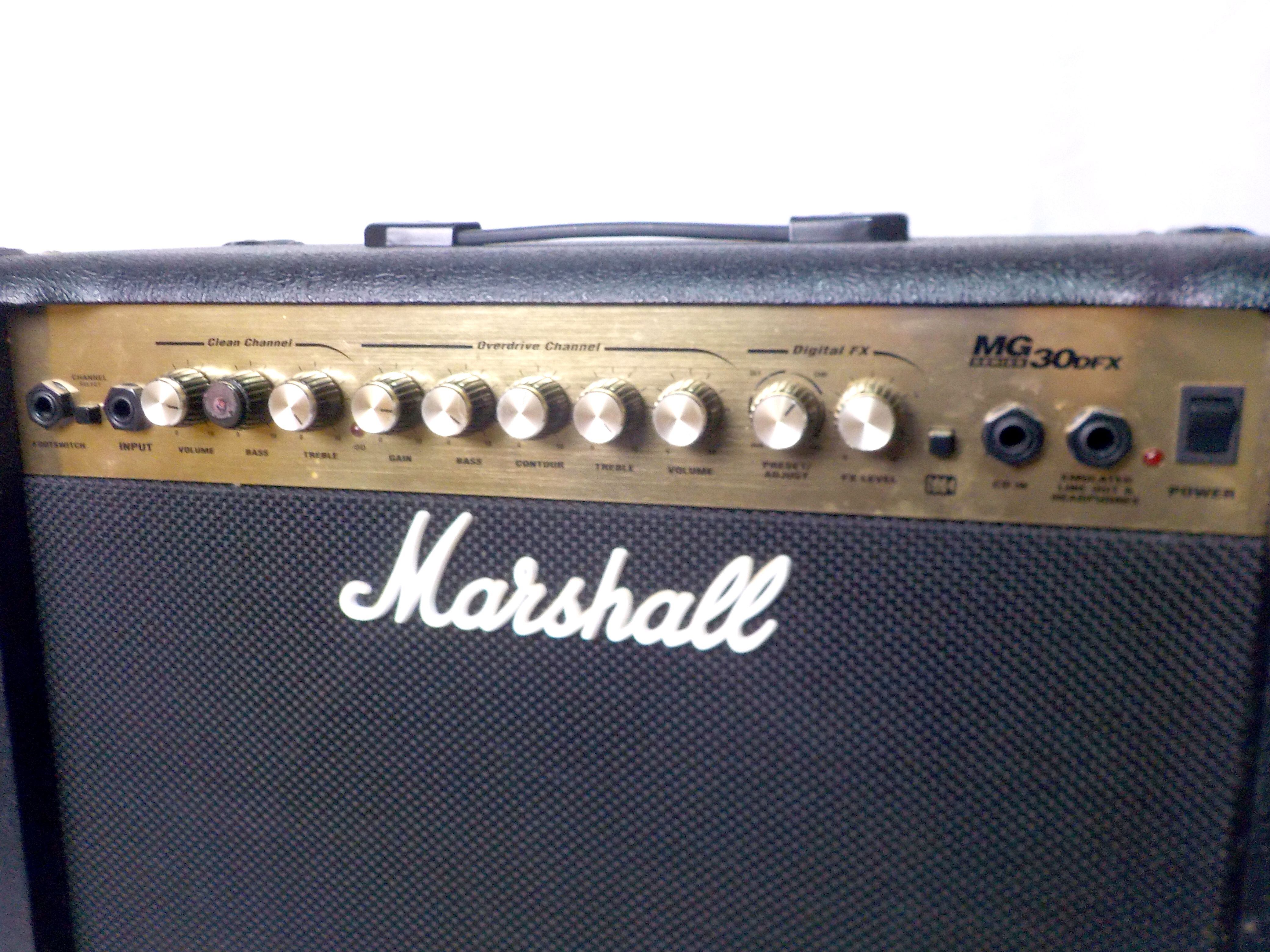 【タグ付 動作品】Marshall MG30DFX ギターアンプ