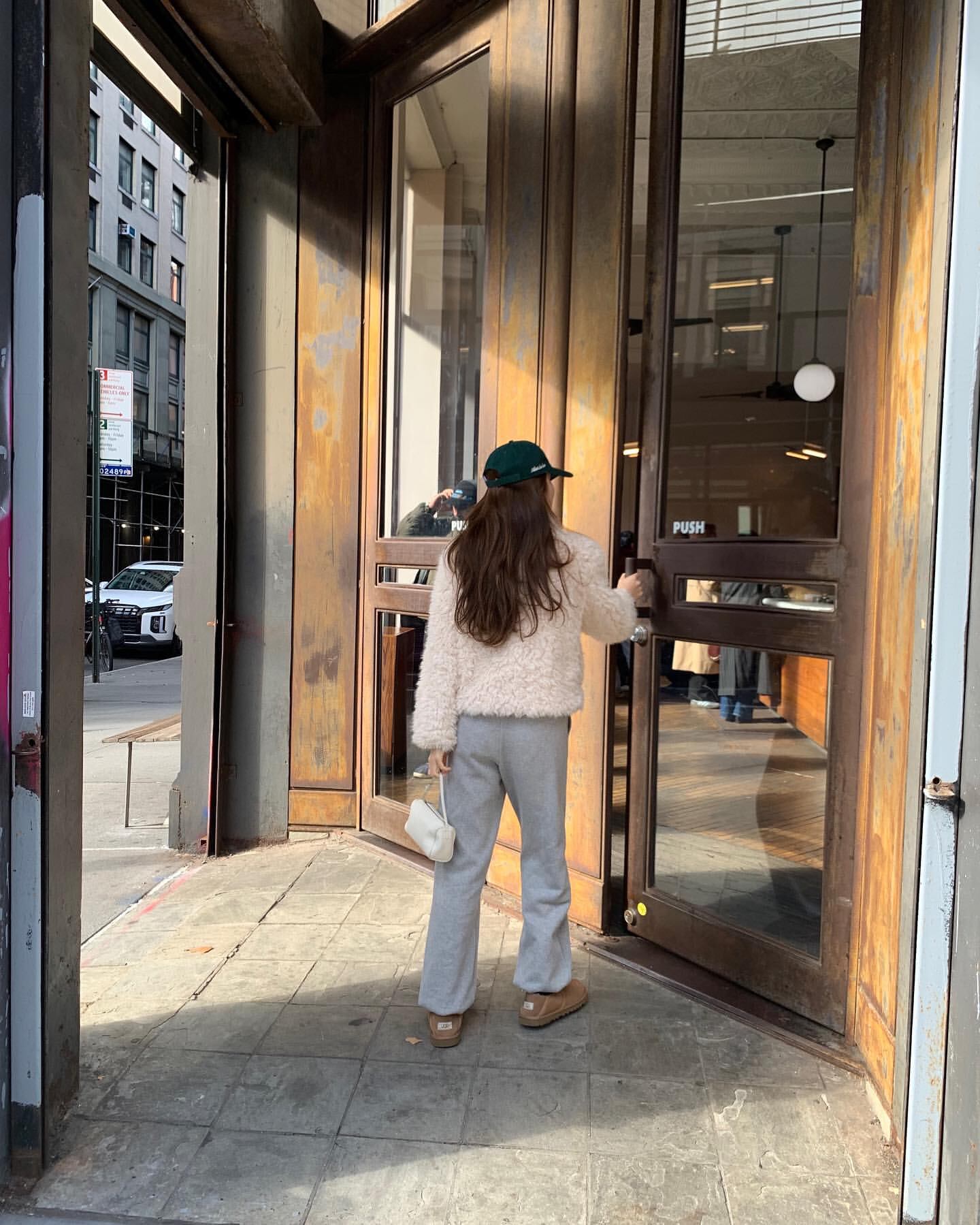 (予約) ounce / Winter fleece string pants / 2color