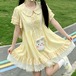 ゆめかわ♡全２カラー　ギンガムチェックワンピース　wanpi146