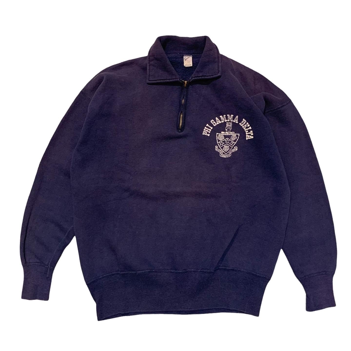 50’s vintage half zip sweat