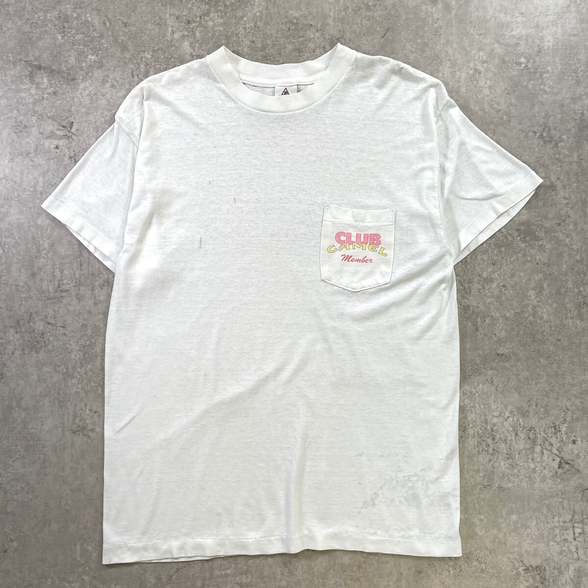 90年代 USA製 CAMEL キャメル タバコ ポケT アドバタイジングプリントT