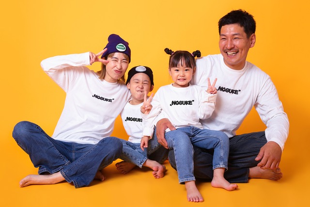 【Adult】“NOSUKE” Logo Front/Back Print L/S T-shirt