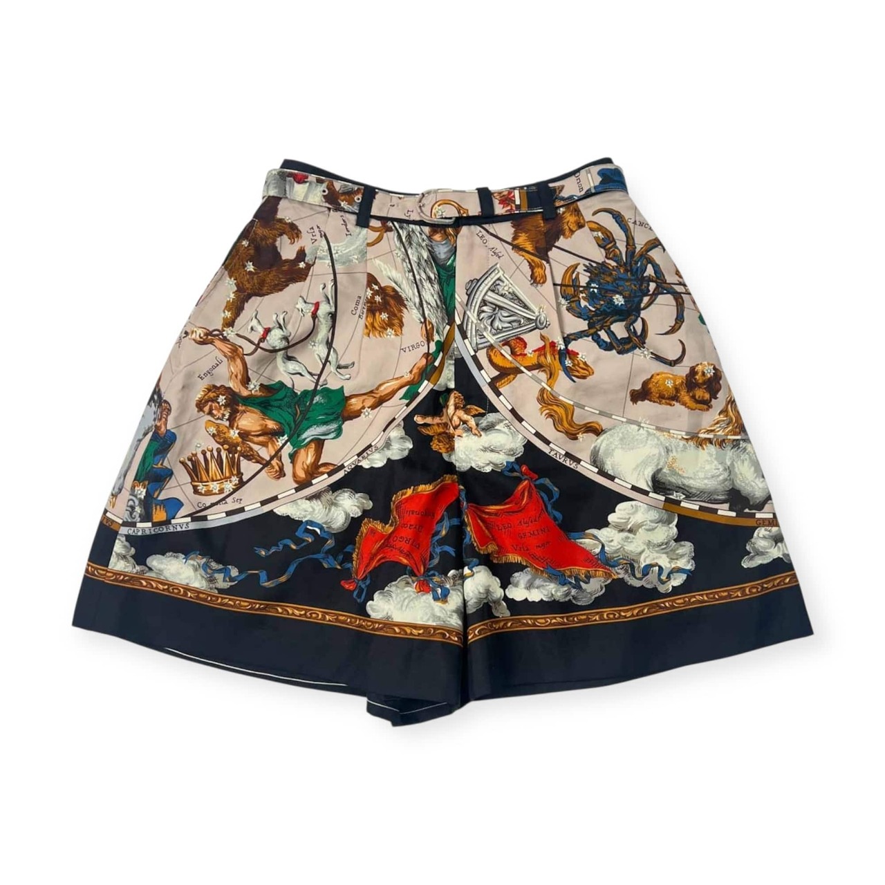 A.O. ATSUKI ONISHI アツキオオニシ 洋風 デザイン ベルト付き キュロット/マルチ レディース ビンテージ