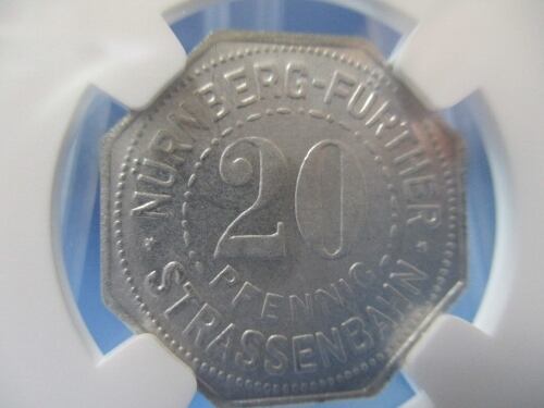 ドイツ ニュルンベルク 20ペニヒ硬貨（トークン）☆1920年／未使用  