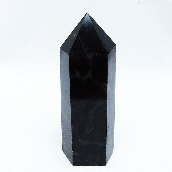 モリオン ポイント 黒水晶 六角柱 142-10749