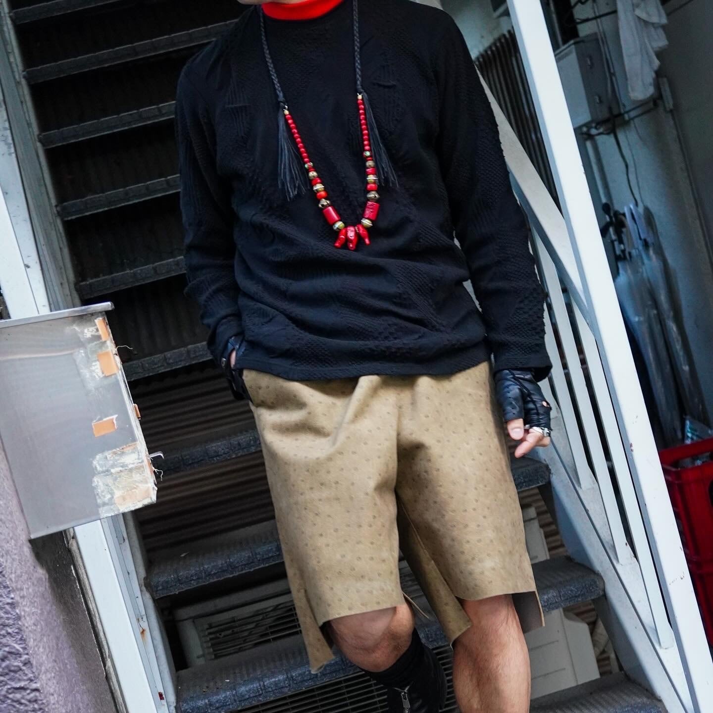 CLASS / CCES08UNI Ultrasuede Print Pants | ARCD