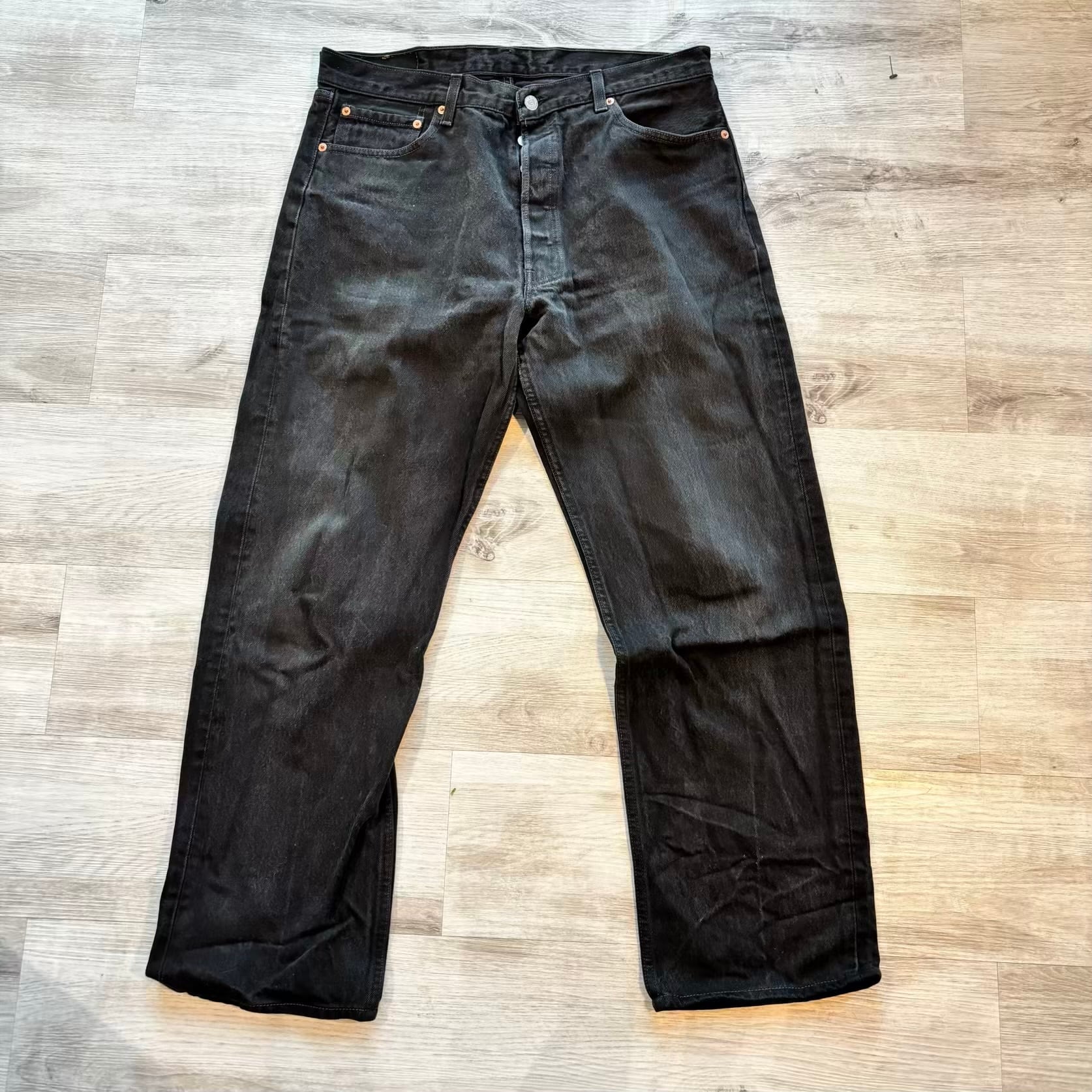 リーバイス501 アメリカ製 W34L30 グッドサイズ！ 222 【Levi's】W34L30 501-0000 Denim / 90s USA製 / ボタン裏501