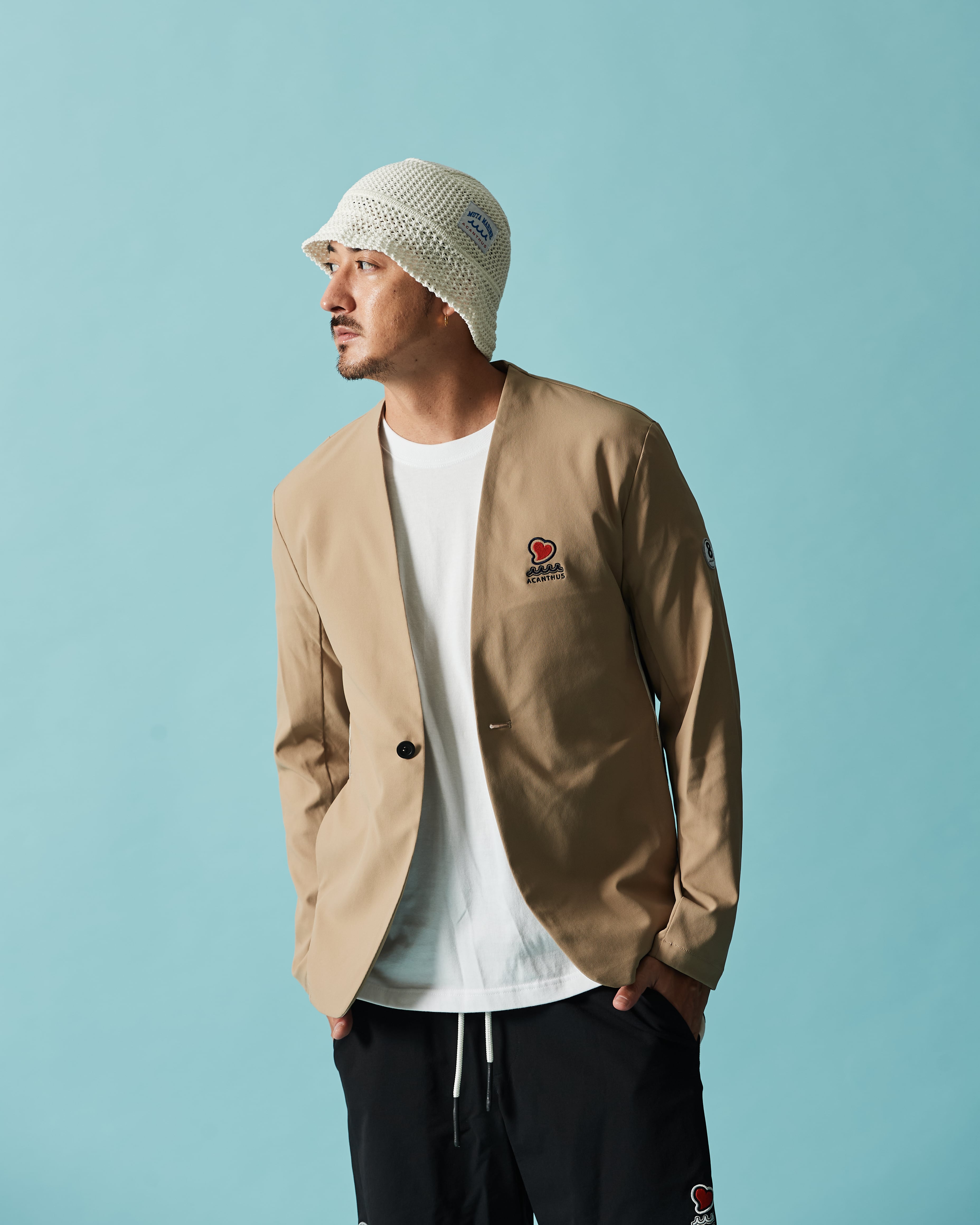 J6400美品 アカンサス ムートンジャケット ブラック XL ACANTHUS ACANTHUS x muta MARINE Leather Coaches Jacket – muta Online Store