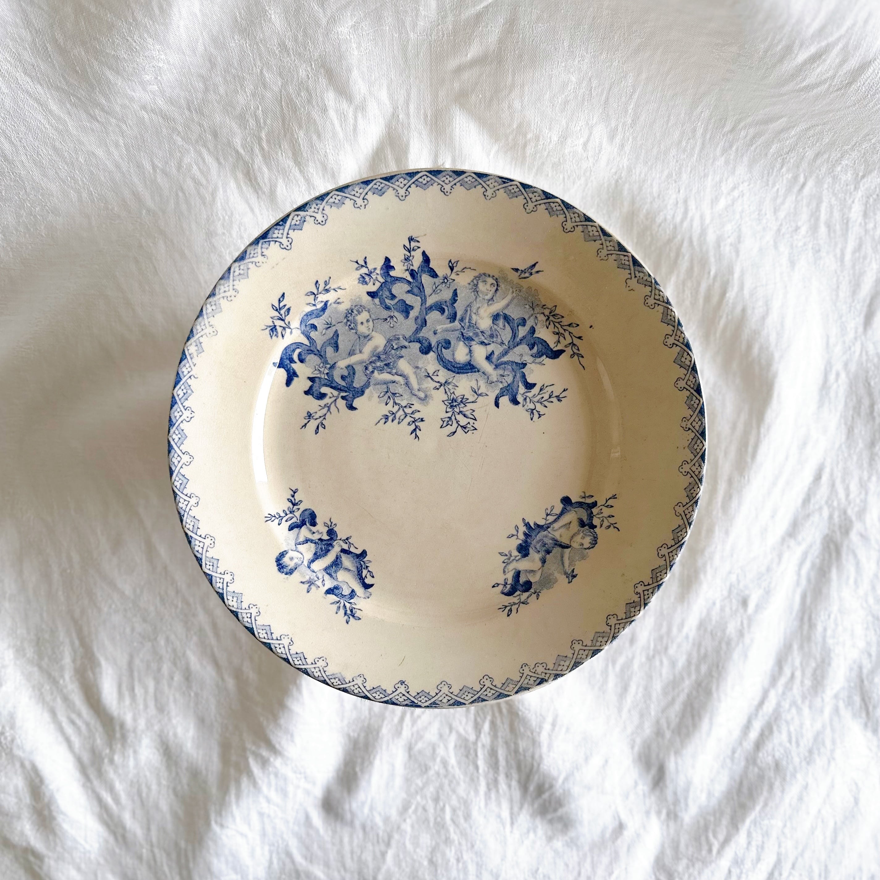 Sarreguemines サルグミンヌ デザートプレート PIERREFONDS D