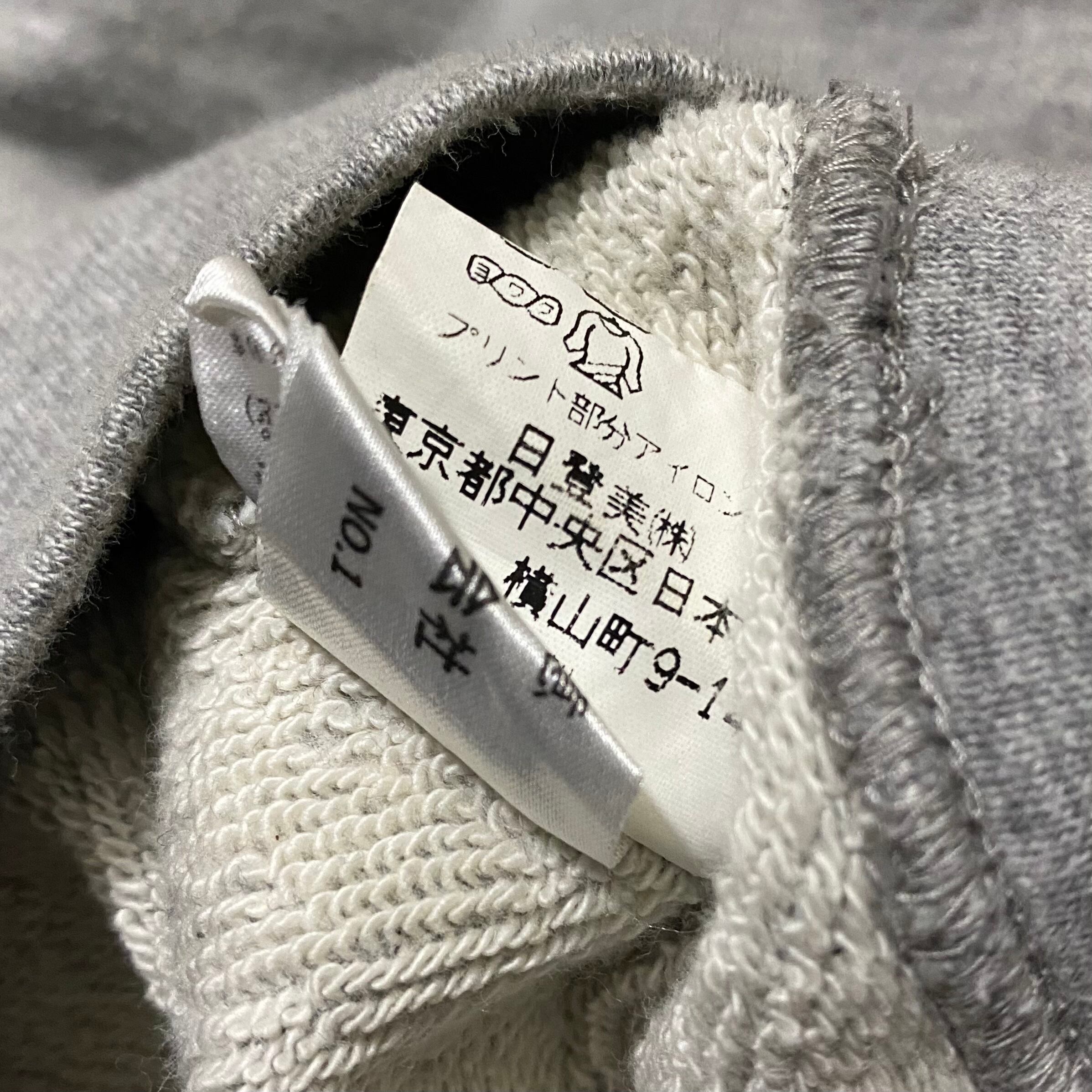 Mr.JUNKO back logo print oversized sweat shirt | NOIR ONLINE