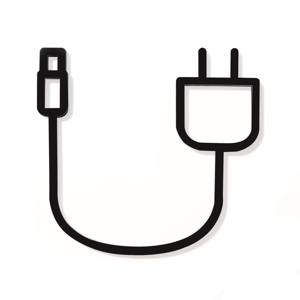 Aoouik 充電コーナー Charge 充電エリア ピクトグラム 案内表示 サイ ンプレート マットブラック(充電コーナー)