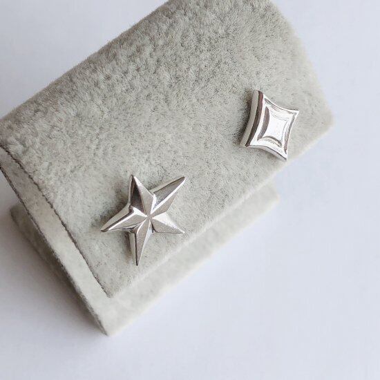 Stella earrings silver925 | 装身具あかり