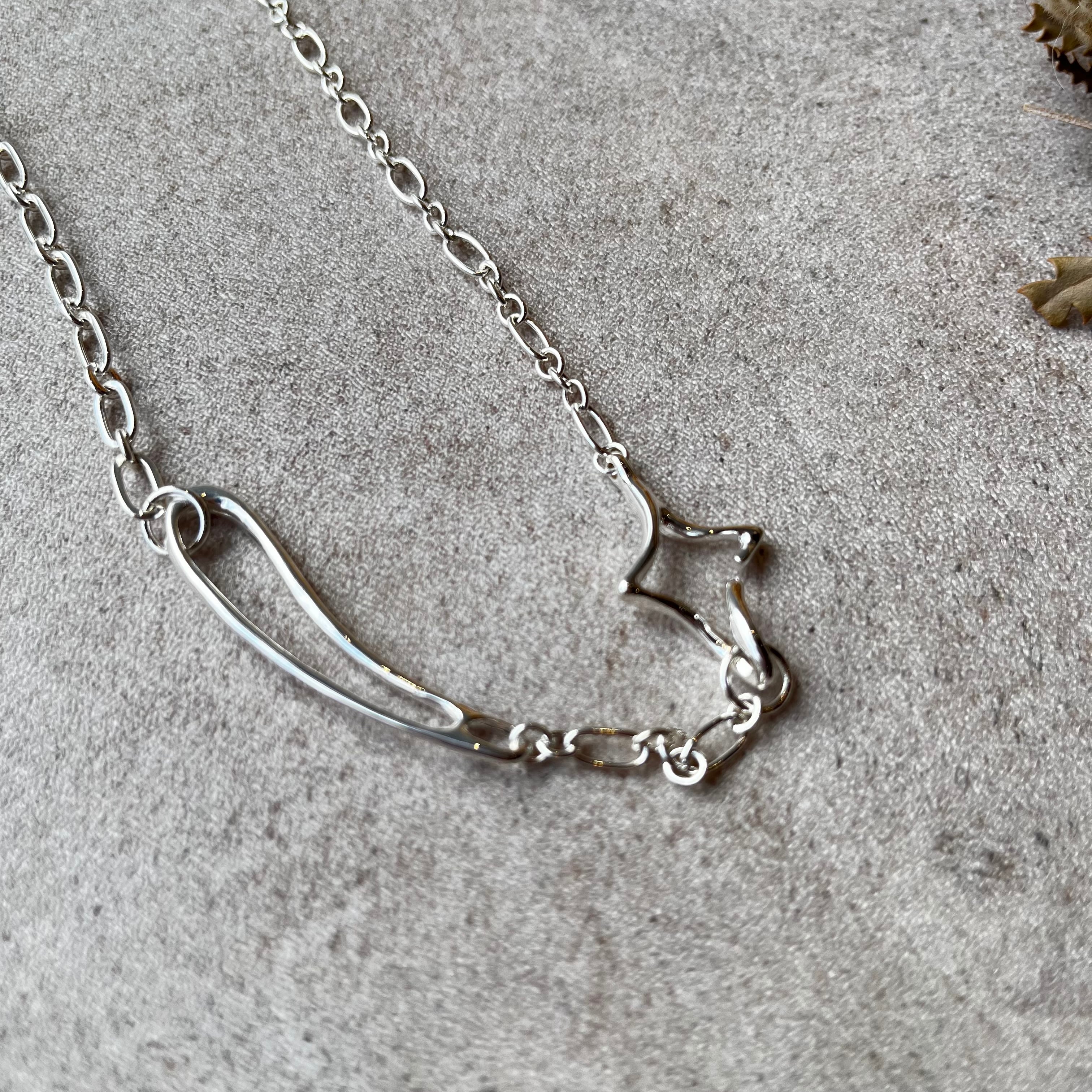 ゴールドトーンリンクチェーンネックレス GOLDY デュオ リンク チェーン トゥインクル ネックレス (N