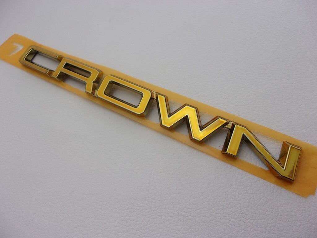 トヨタ 220系クラウン プレミアムゴールドエンブレム CROWN 文字 | Car 