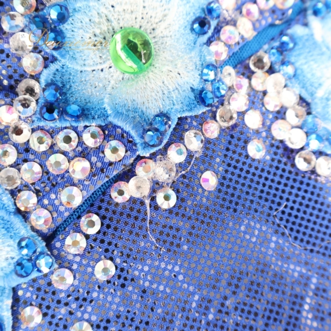 社交ダンス 衣装 白樺ドレス ラテン ドレス ワンピース 青 デモ 競技 ダンス パーティ 発表会 ブルー系 フロア映え スタイリッシュ かっこいい おしゃれ 高級感 デザイン ドレスアップ 舞台用 コスチューム パフォーマンス 競技用 ダンス衣装 レディース