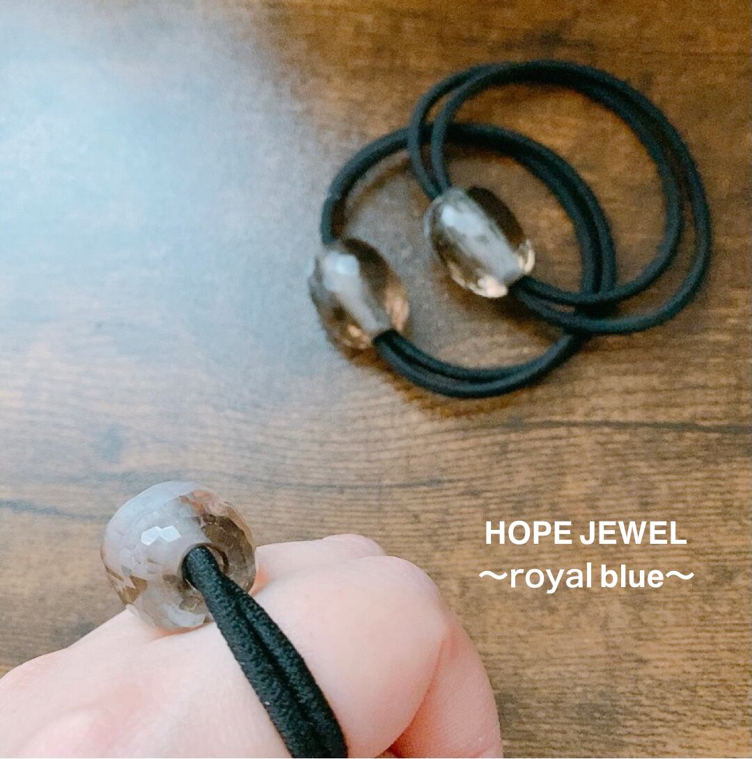 まるごと天然石》ｽﾓｰｷｰｸｫｰﾂ（グレー） | HOPE JEWEL～royal blue～