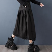 ティアード レース スカート 00235