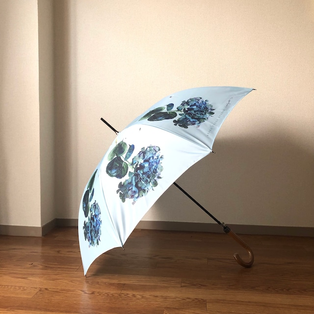 【受注生産】ブルーバック　ターコイズウォータードロップ雨傘 - Turquoise water drop umbrella