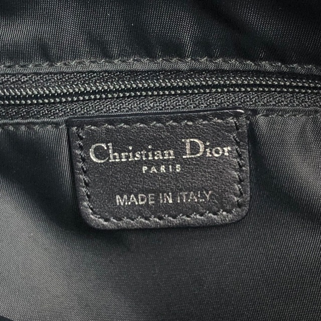 Christian Dior クリスチャン ディオール トロッター ショルダーバッグ ブラック ロゴ チャーム ジャガード vintage ヴィンテージ オールド j6p3d4