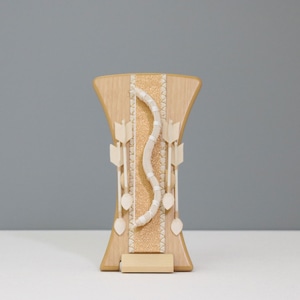 【ホワイト 木製】 破魔弓飾り スタンド飾り 破魔弓|四本矢|木製|和モダン|コンパクト