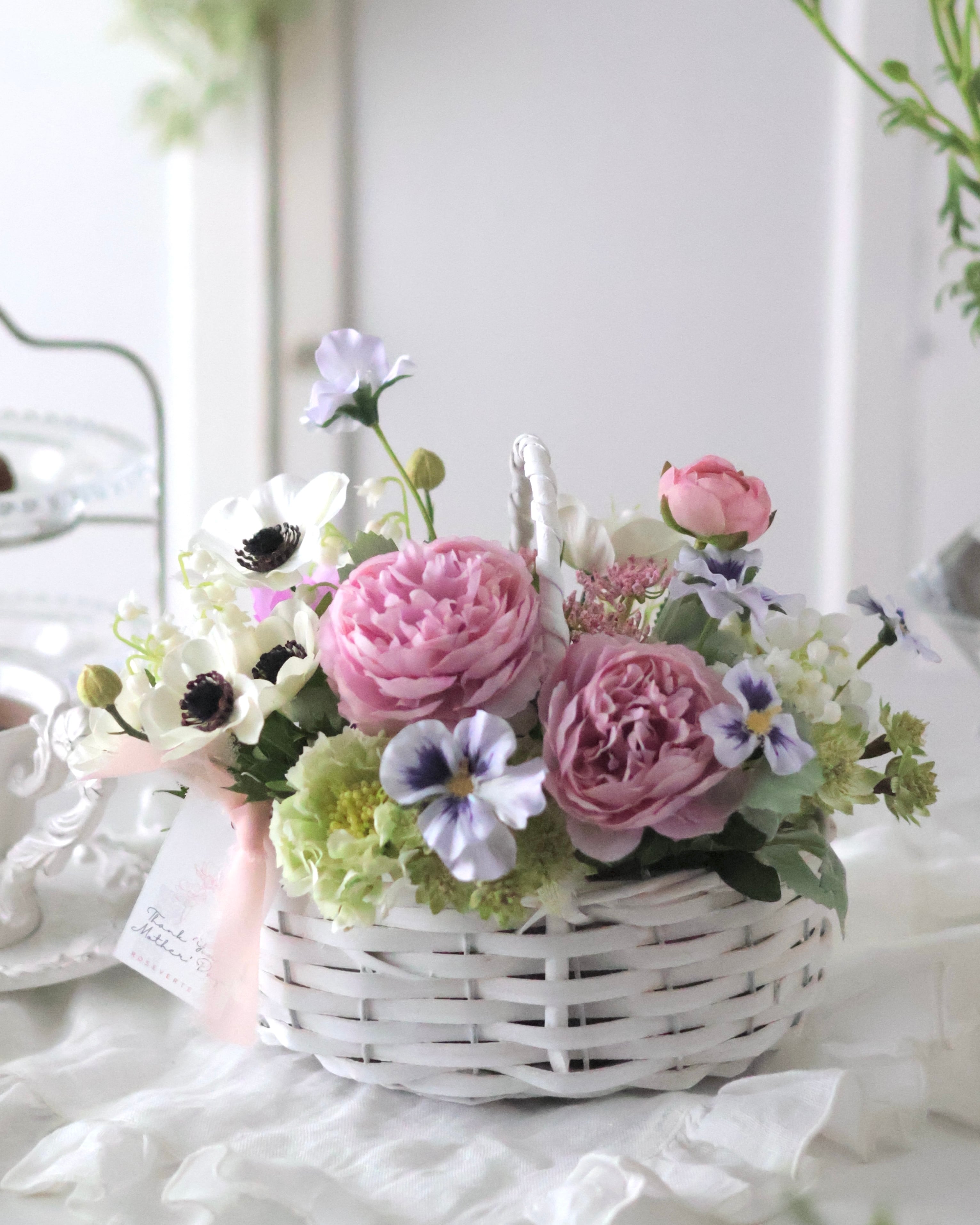 ピンクラナンキュラスGARDENリース | shop ROSEVERTE